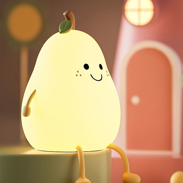 Pear-shaped night light baby Touch Lamp Dimmable