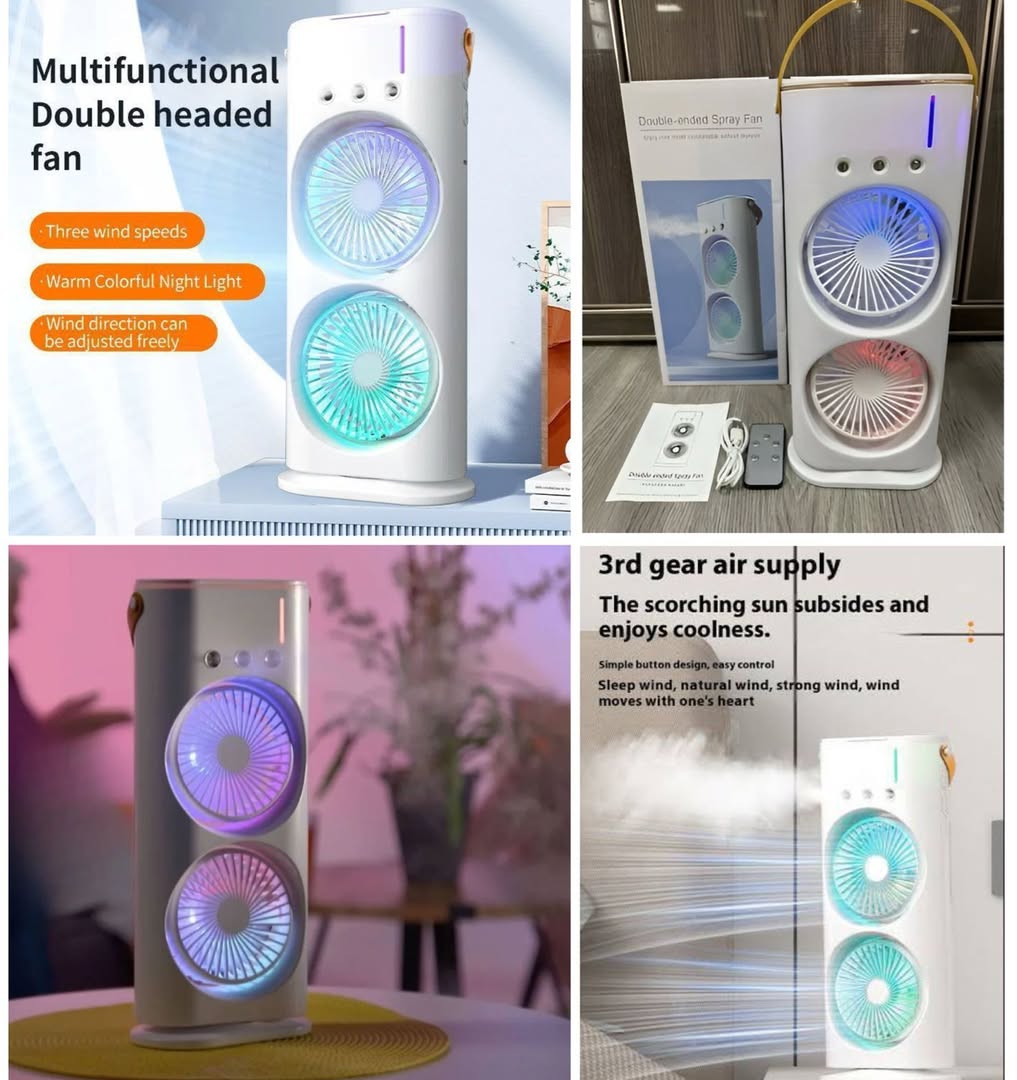 Double Ended Spray mist fan