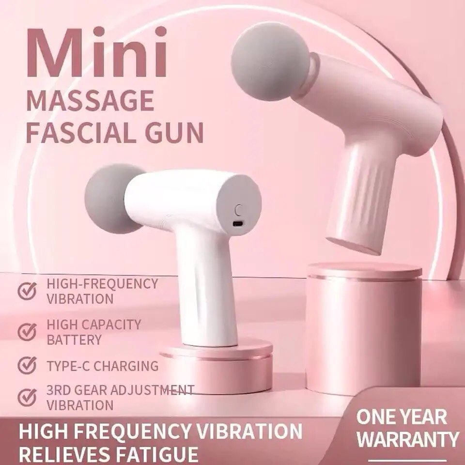 Mini Portable Fascia Gun- For relaxing muscle and gentle massage at Home