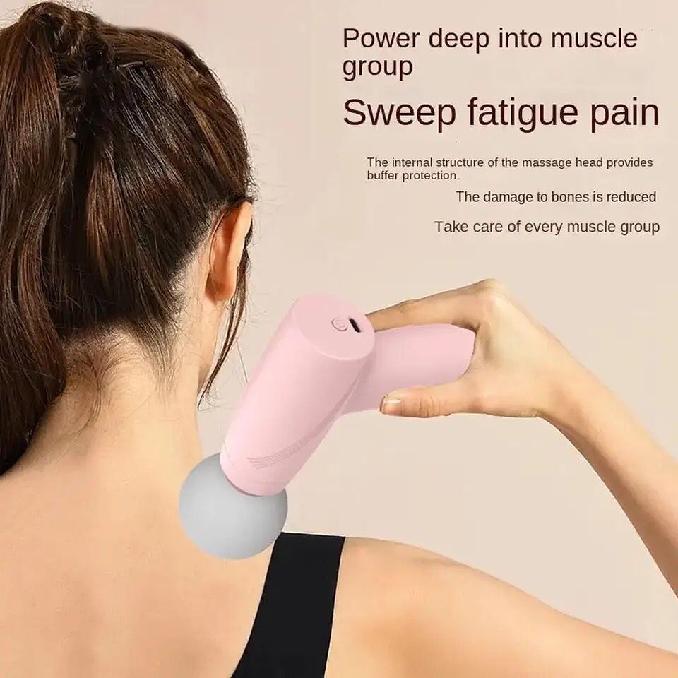 Mini Portable Fascia Gun- For relaxing muscle and gentle massage at Home
