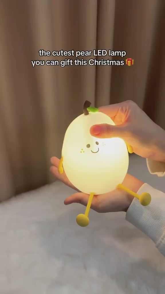 Pear-shaped night light baby Touch Lamp Dimmable