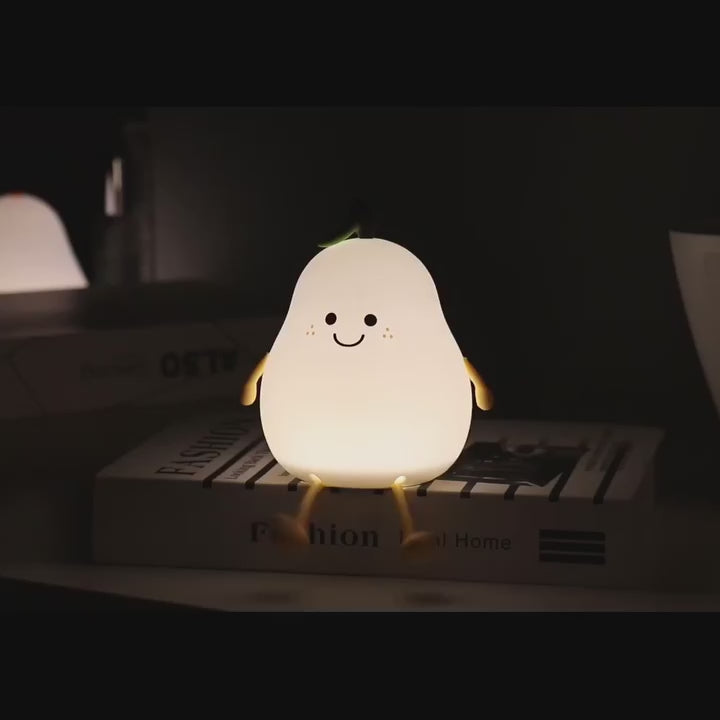 Pear-shaped night light baby Touch Lamp Dimmable